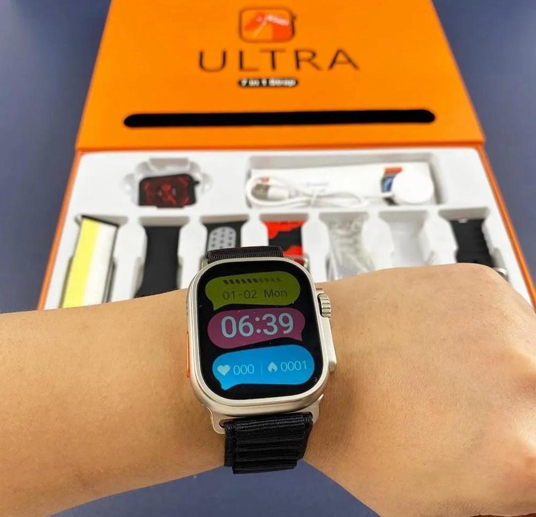 Ultra 2 Smart watch with 7 straps