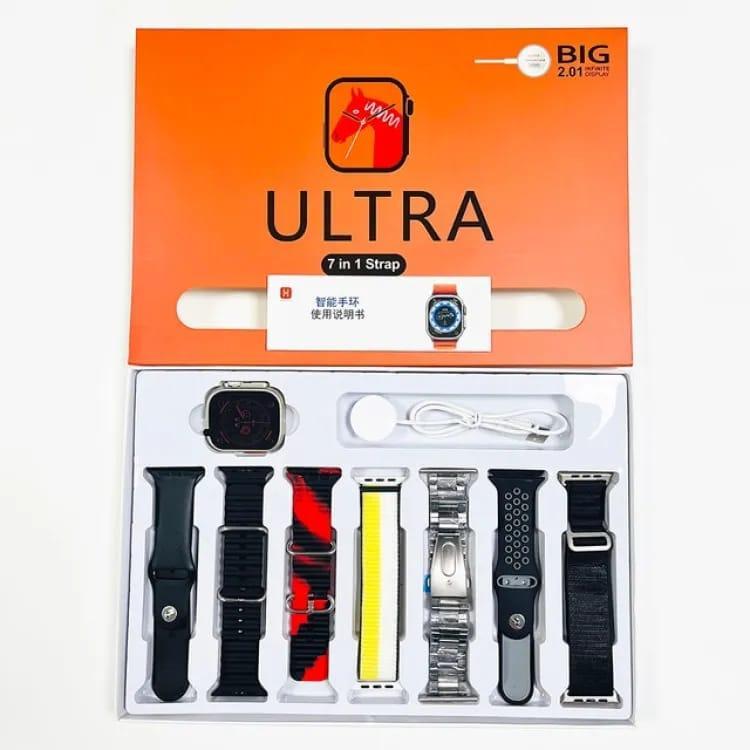 Ultra 2 Smart watch with 7 straps